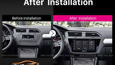 Màn hình DVD Android liền camera 360 xe Volkswagen Tiguan 2017 - nay | Elliview S4 Premium